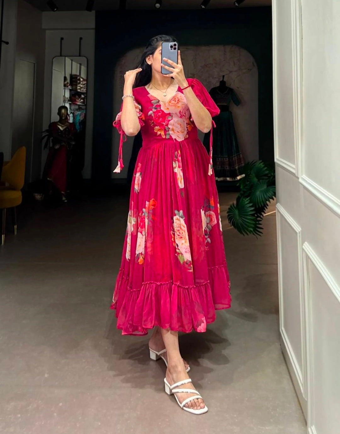 🌸 Blossom in Bloom – Floral Maxi Dress 🌸
