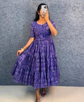Lavender Heritage Tiered Maxi Dress